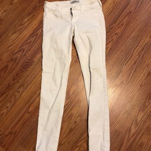 White Hollister Skinny Jeans